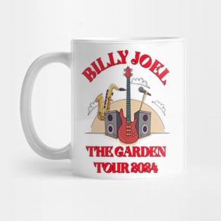 Billy Joel The Garden Tour 2024 T shirt Red Mug